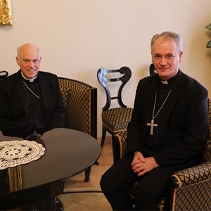 Nadbiskup Kutleša primio nadbiskupa San Francisca Salvatorea Cordileonea